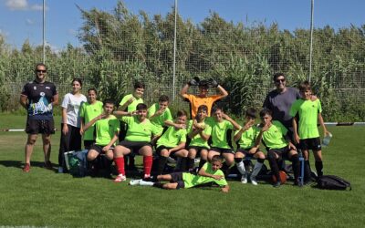 Finalistas en el campeonato local de fútbol 7